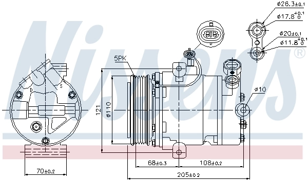 Do koszyka 93176876 General Motors Sprężarka klimatyzacji