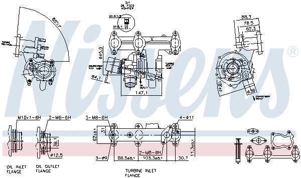Turbina Skoda Fabia II hatchback (5J2, 542, 572, 582) (2006 - 2014) cena, od 119,18 USD