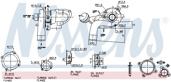 Turbina Nissens 93221