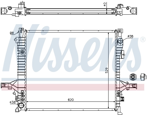 Chłodnica silnika Volvo XC90 SUV (2002 - 2014) cena, od 198,18 USD