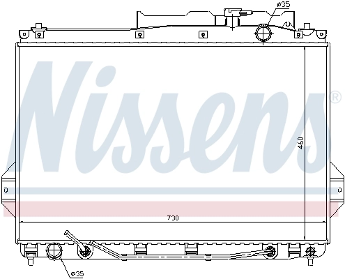 Chłodnica silnika do Hyundai Veracruz  