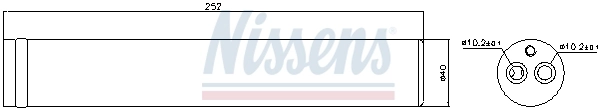 Osuszacz klimatyzacji 95438 Nissens