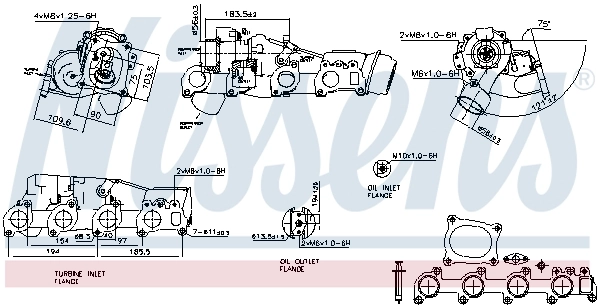 Turbina Nissens 93433 cena, od 905,00 USD