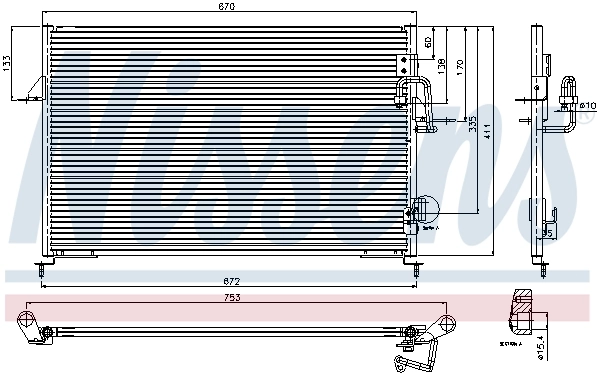 94808 Nissens Chłodnica klimatyzacji