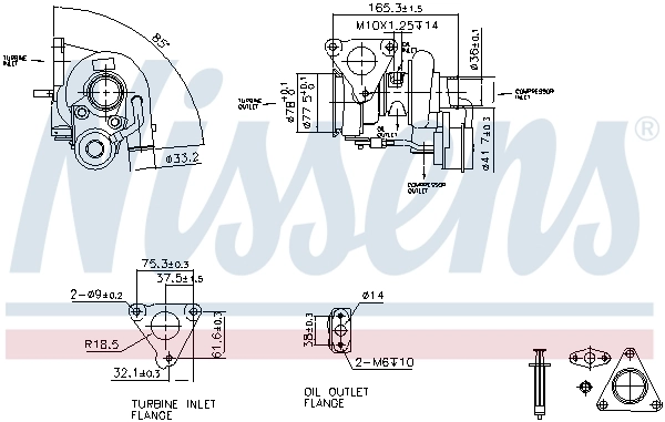 Turbina Nissens 93262