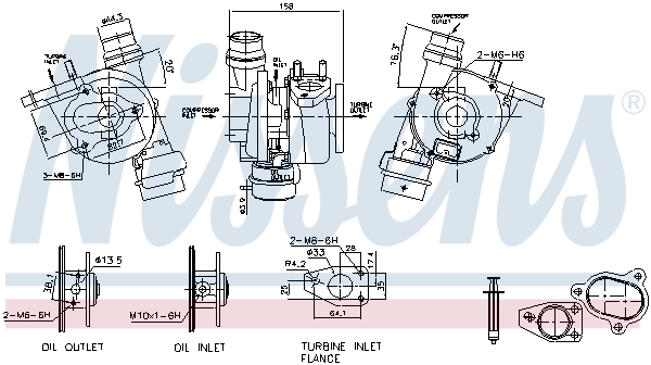 Turbina do Nissan JUKE JPN F15