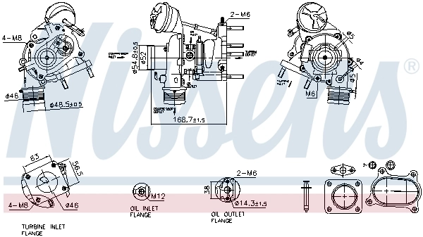 Turbina Nissens 93537