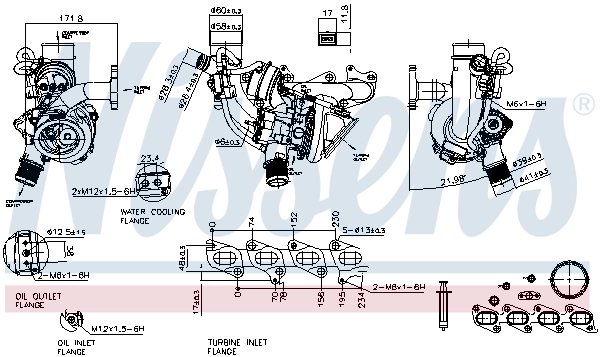 93414 Nissens Turbina
