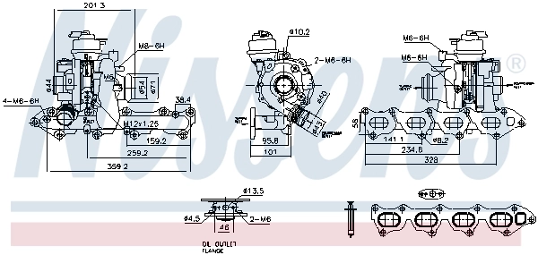 Turbina Nissens 93460