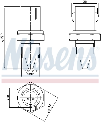 Czujnik temperatury płynu chłodzącego Ford Granada 