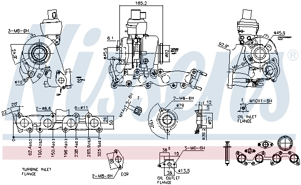93079 Nissens Turbina