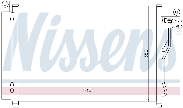 94895 Nissens Chłodnica klimatyzacji