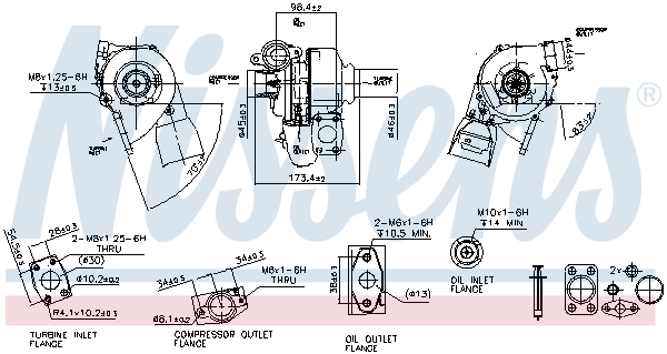 Turbina Mazda 3 sedana (BK12) (2004 - 2006) cena, od 283,75 USD