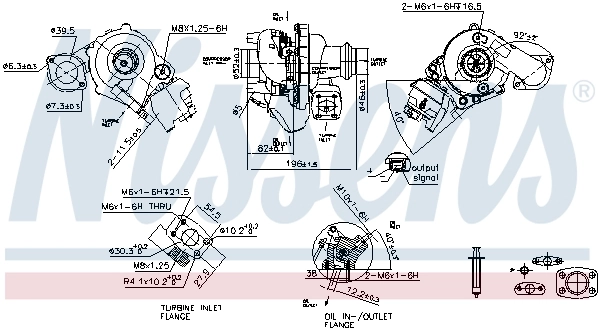 Turbina Nissens 93421