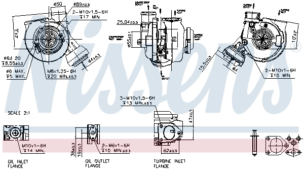 Turbina Nissens 93177