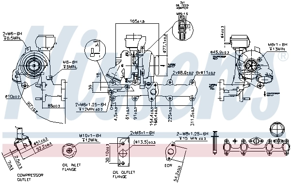 Turbina Nissens 93181