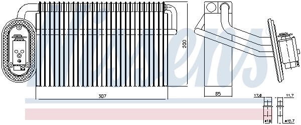 Parownik klimatyzacji DAF 95