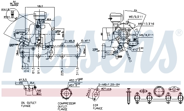 Turbina Nissens 93068
