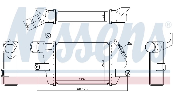  Chłodnica intercoolera Mitsubishi Pajero 
