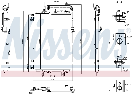 Chłodnica klimatyzacji Hyundai KONA SUV (OS) (2017 - 2024) cena, od 198,35 USD