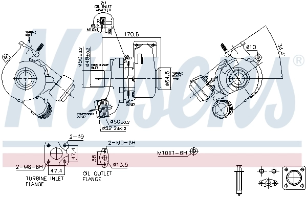 93491 Nissens Turbina