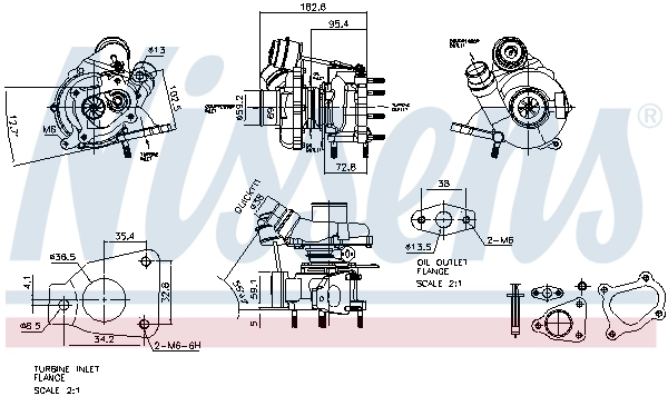 Turbina Nissens 93139