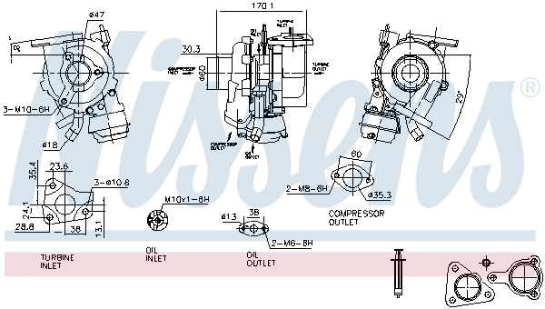 95516204 Peugeot/Citroen Turbina