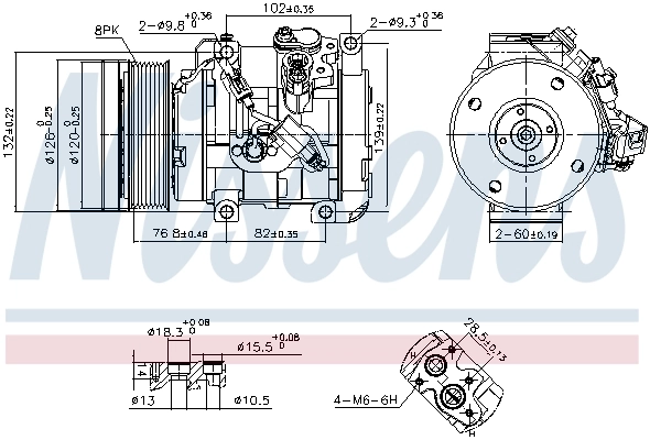Sprężarka klimatyzacji do Toyota Tundra  K5, K6