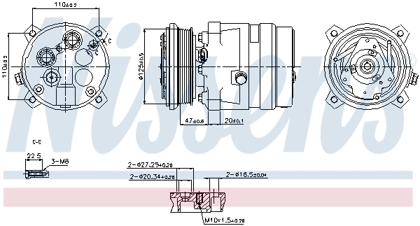 Sprężarka klimatyzacji do Fiat Tempra  159
