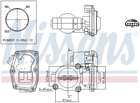 Do koszyka Przepustnica, komplet BMW 3  E92