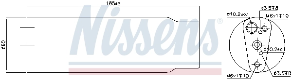 Osuszacz klimatyzacji 95170 Nissens