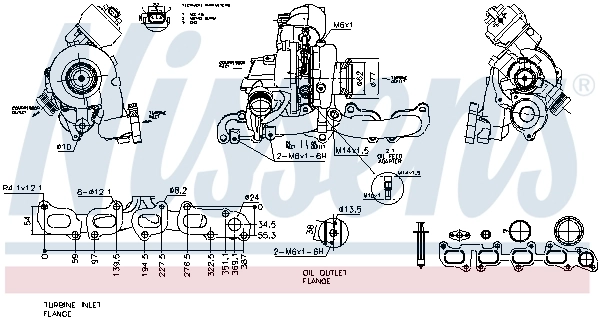 93546 Nissens Turbina