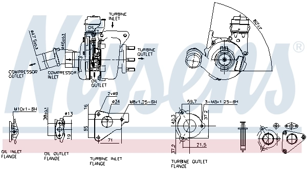 Turbina Nissens 93136