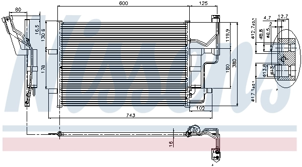 94902 Nissens Chłodnica klimatyzacji