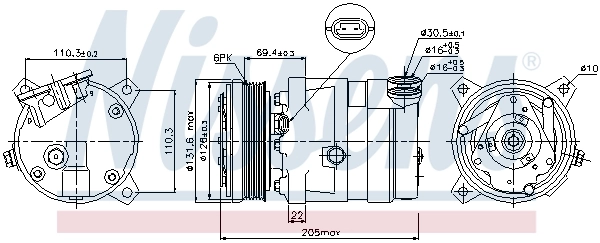 Sprężarka klimatyzacji Opel Astra F kombi (51, 52, F35, M35) (1991 - 2001) cena, od 243,54 USD