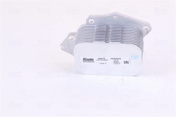 Chłodnica oleju, pod filtrem Nissens 90670 cena, od 28,92 USD