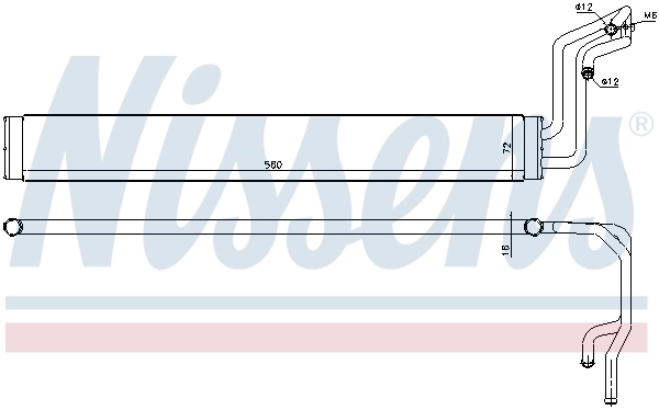 Chłodnica wspomagania hydraulicznego Nissens 90633