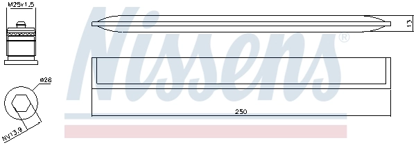 Osuszacz klimatyzacji Nissens 95450