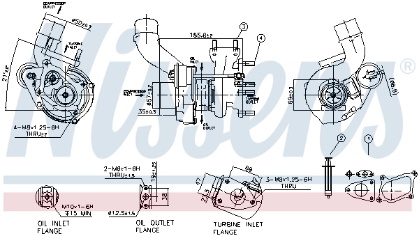 Turbina Nissens 93020