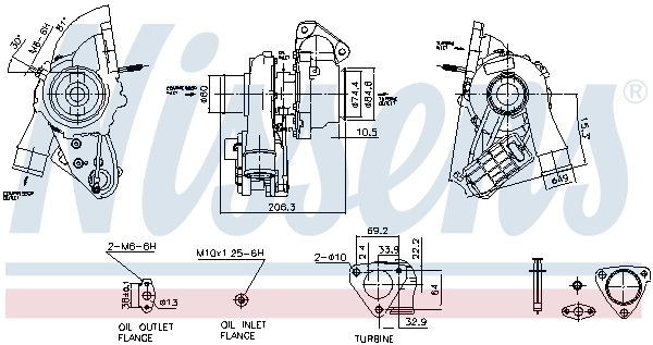 Do koszyka 93284 Nissens Turbina