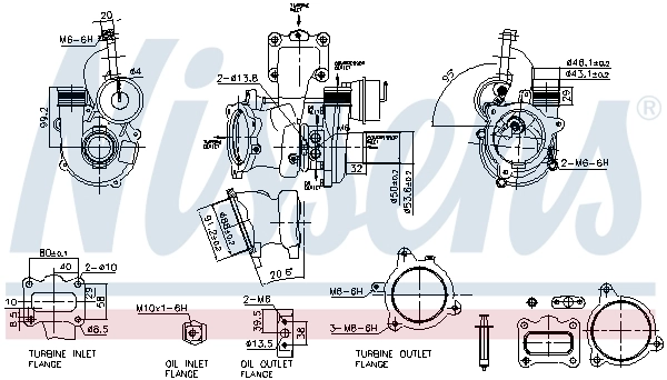 Turbina Ford Escape II SUV (DM2) (2012 - 2019) cena, od 496,88 USD