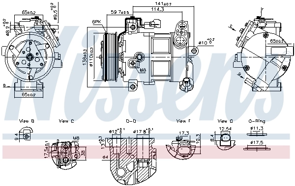 Sprężarka klimatyzacji Jeep RENEGADE SUV (BU) (2014 - 2023) cena, od 220,72 USD