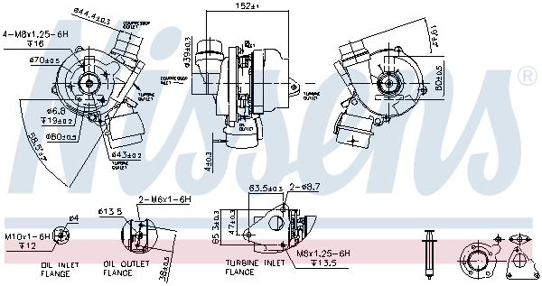 Turbina do Nissan Tiida  C11X