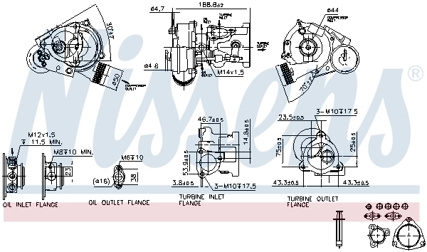 Turbina Nissens 93021