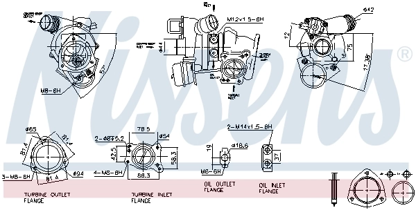 Turbina Nissens 93282