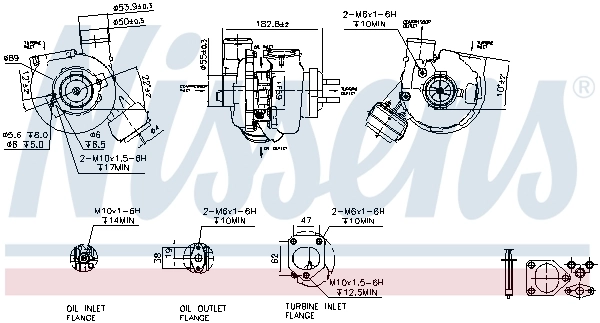 Turbina Nissens 93245