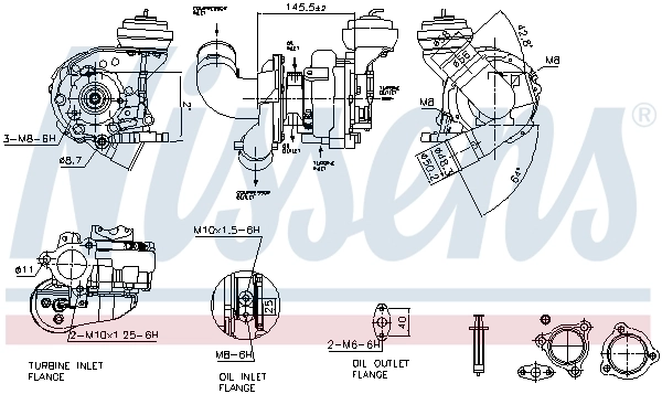 Turbina 93606 Nissens