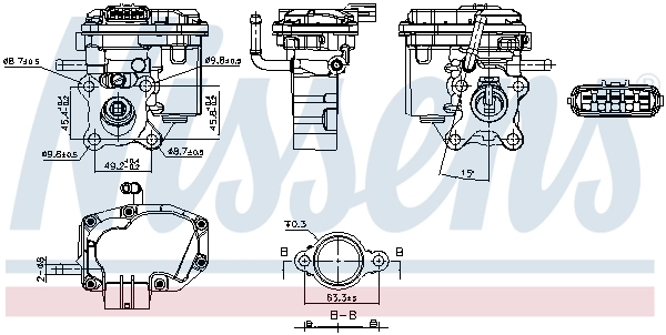 Zawór recyrkulacji spalin EGR Toyota Corolla sedana (E18) (2013 - 2021) cena, od 95,80 USD