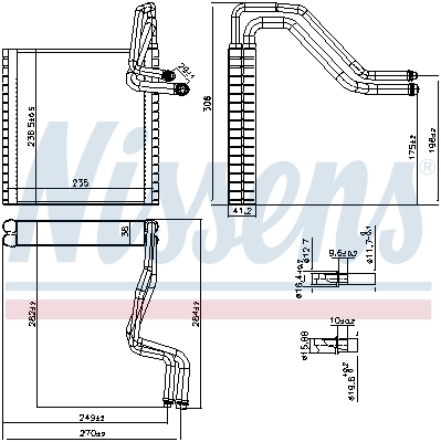 Parownik klimatyzacji Ford Fiesta Mk6 hatchback (CB1) (2008 - 2016) cena, od 70,14 USD