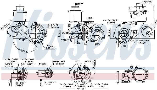 Turbina Fiat Linea sedana (323) (2007 - 2026) cena, od 326,71 USD
